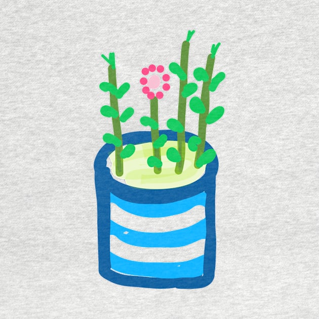 STRIPED FLOWER POT by aroba